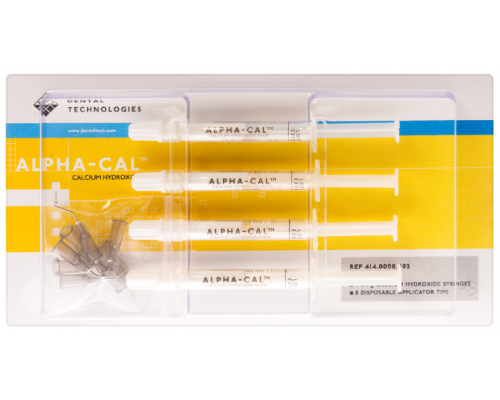 АЛЬФА-CAL паста на основе гидроксида кальция, 4 шпр. по 1 г, Dental Technologies