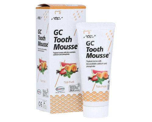 Тусс Мусс (Tooth Mousse), для снижения чувствительности, 40г, Мультифрукт, GC