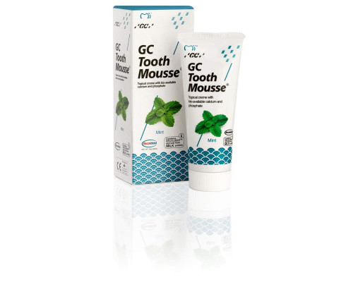 Тусс Мусс (Tooth Mousse), для снижения чувствительности, 40г, Мята, GC