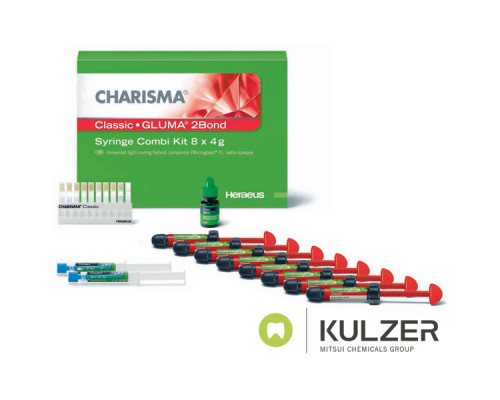 Харизма Классик (Charisma Kit), светоотверждаемая, набор, 8шпр.+бонд, Heraeus Kulzer