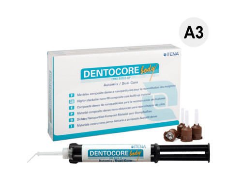 ДентоКор БАДИ Автомикс (DentoCore body Automix), A3, композит двойного отвержд., 5мл+10+20, ITENA