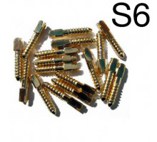Штифты анкерные латунные S6 (12шт.), ФОРМА