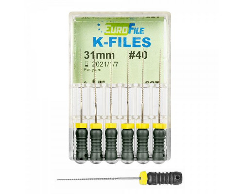 K-FILES 31мм №40 (6шт), ЕВРОФАЙЛ