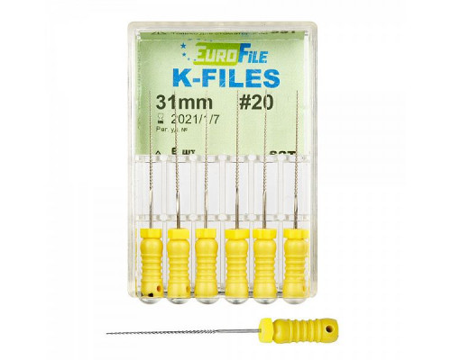 K-FILES 31мм №20 (6шт), ЕВРОФАЙЛ