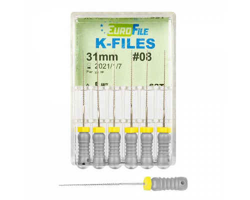 K-FILES 31мм №08 (6шт), ЕВРОФАЙЛ