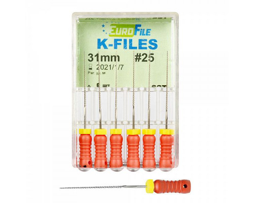 K-FILES 31мм №25 (6шт), ЕВРОФАЙЛ