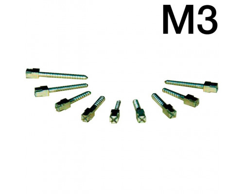 Штифты титановые анкерные ШВТА M3 (12 шт.), Форма