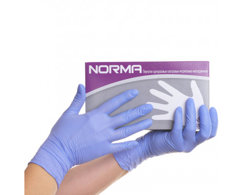 Перчатки нитриловые "NORMA" M (50пар)